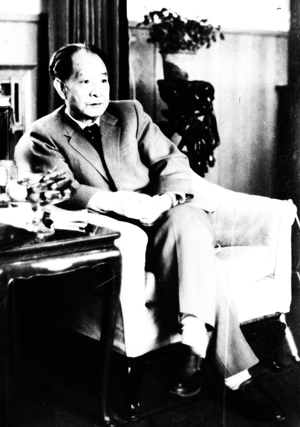 1989年，胡耀邦在北京家中（刘全聚拍）
